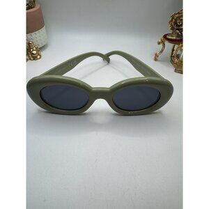 ZARA Oval sunglasses Retro Style with a resin frame UV Protection Olive Green